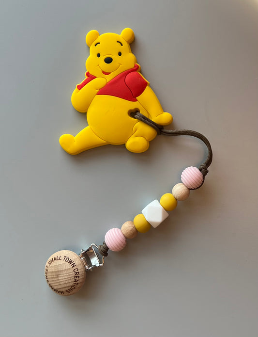Pink Pooh Teether