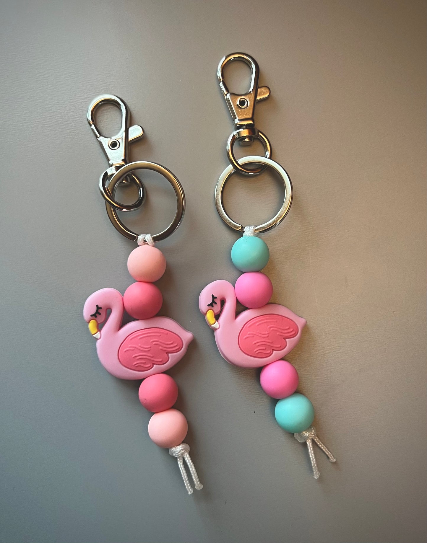 Flamingo Straight Keychain