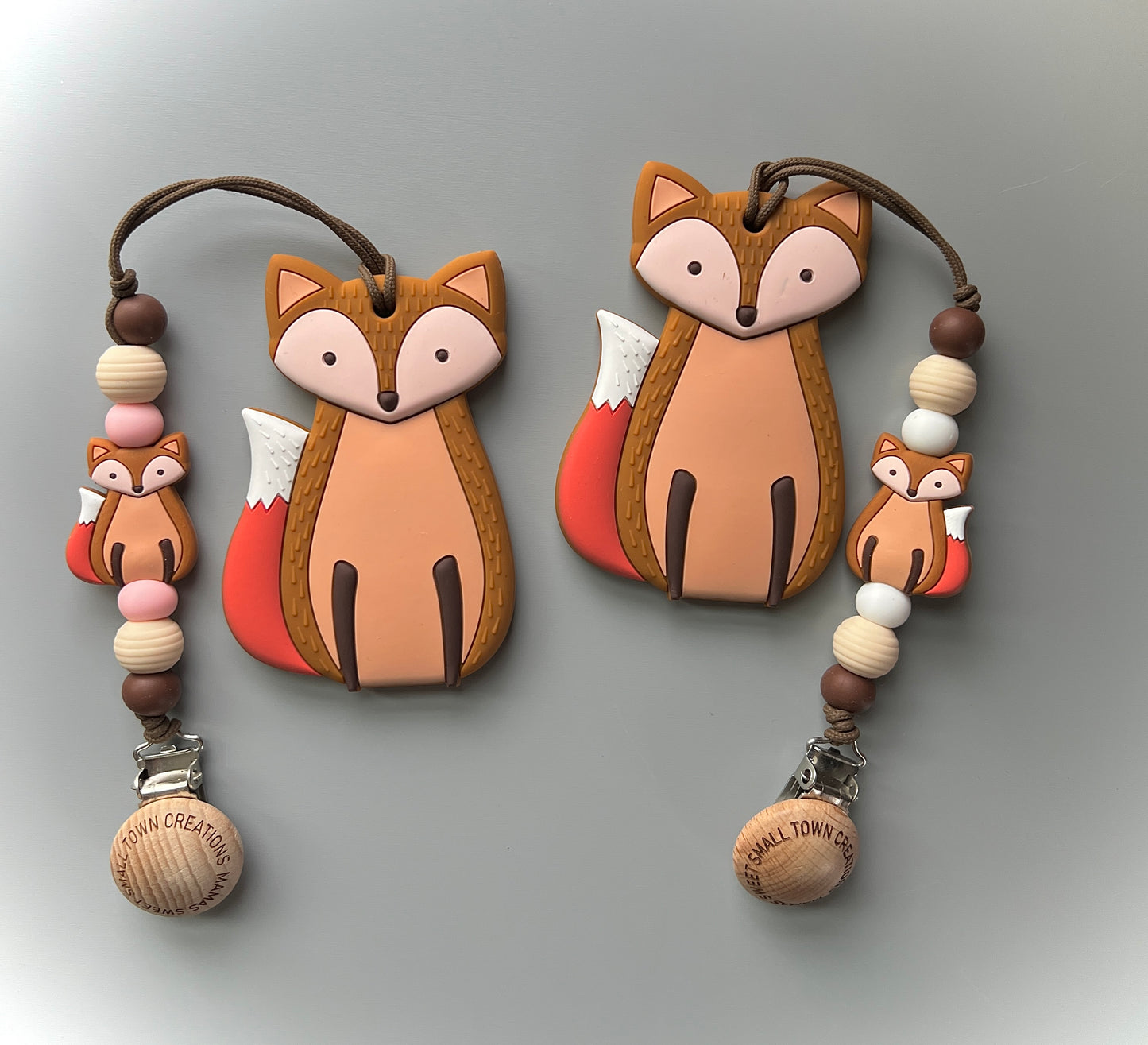 Fox Teether Clip